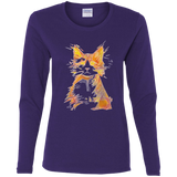 T-Shirts Purple / S Scattered Women's Long Sleeve T-Shirt
