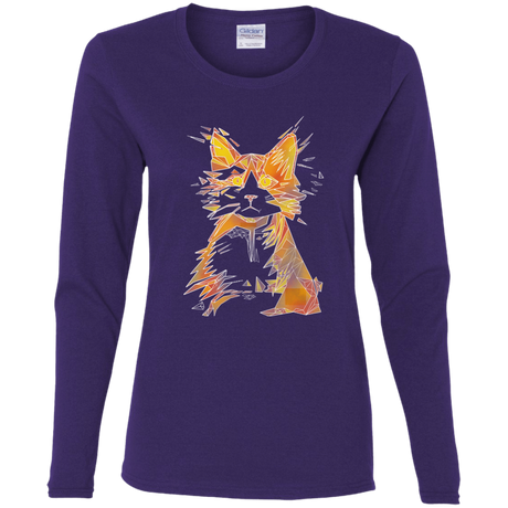 T-Shirts Purple / S Scattered Women's Long Sleeve T-Shirt