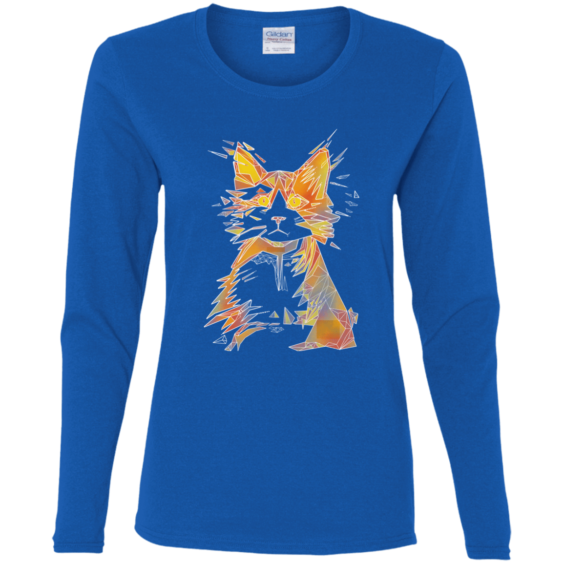 T-Shirts Royal / S Scattered Women's Long Sleeve T-Shirt
