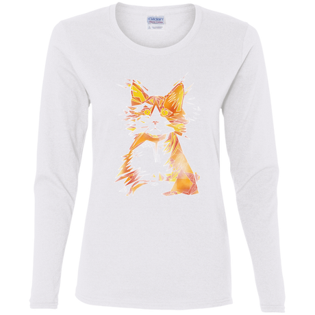 T-Shirts White / S Scattered Women's Long Sleeve T-Shirt