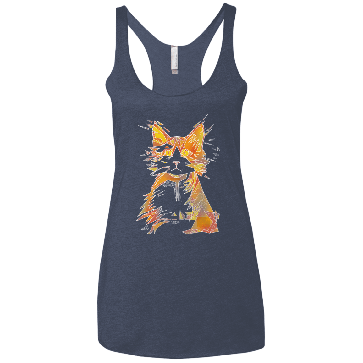 Scattered Women's Triblend Racerback Tank