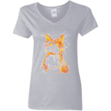 T-Shirts Sport Grey / S Scattered Women's V-Neck T-Shirt