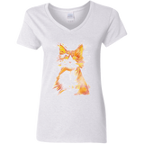 T-Shirts White / S Scattered Women's V-Neck T-Shirt