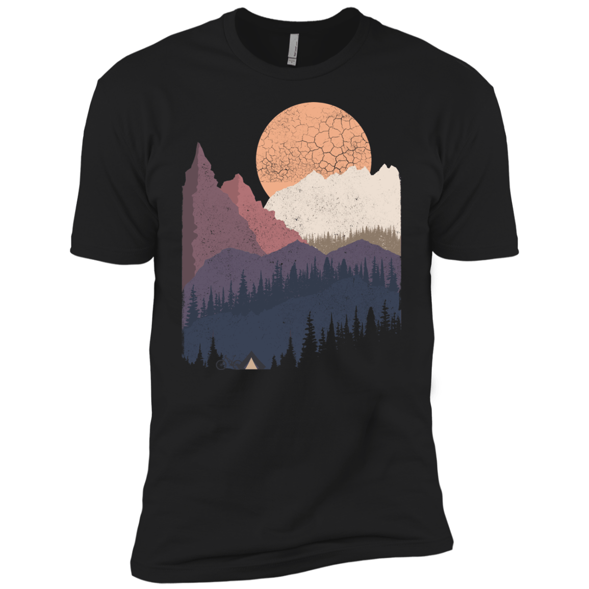 Scenic Camping Boys Premium T-Shirt