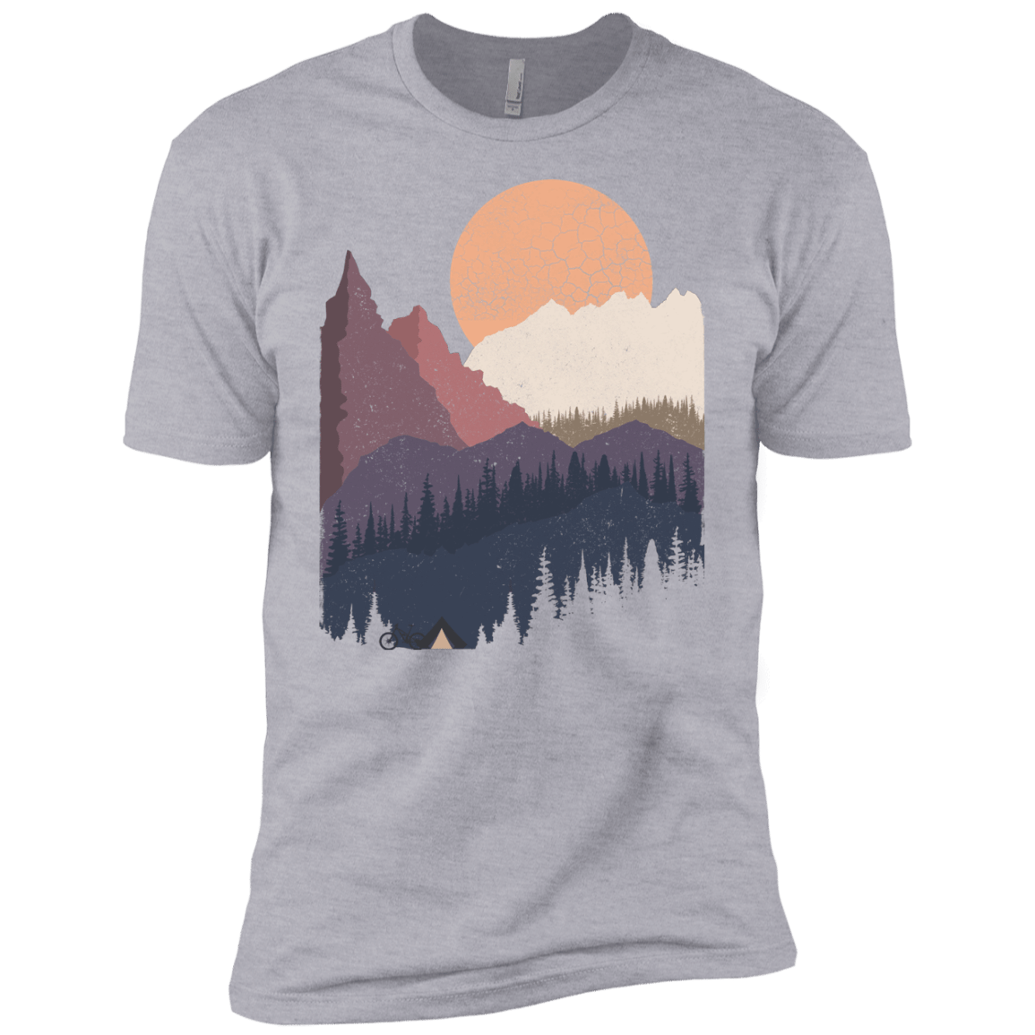 Scenic Camping Boys Premium T-Shirt