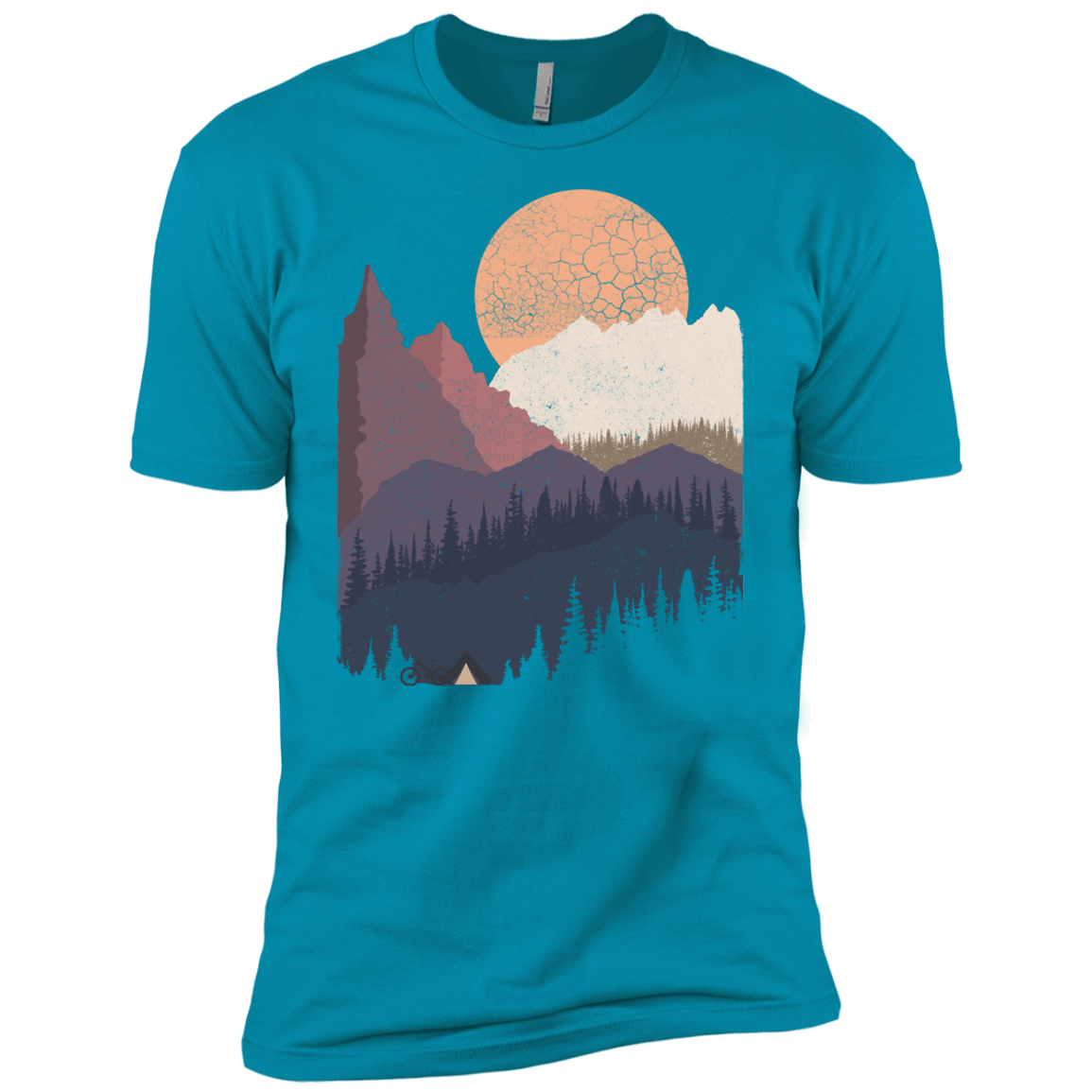 Scenic Camping Boys Premium T-Shirt
