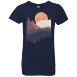 T-Shirts Midnight Navy / YXS Scenic Camping Girls Premium T-Shirt