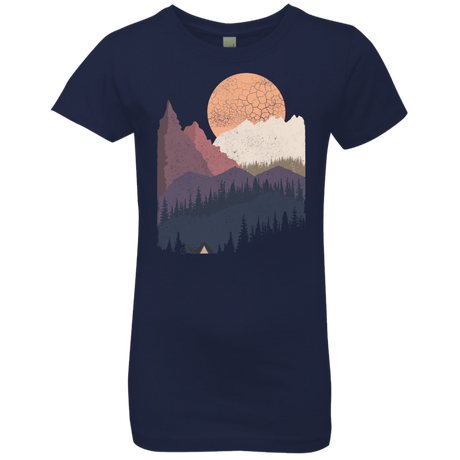 T-Shirts Midnight Navy / YXS Scenic Camping Girls Premium T-Shirt
