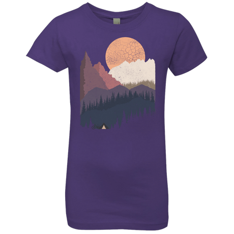 T-Shirts Purple Rush / YXS Scenic Camping Girls Premium T-Shirt