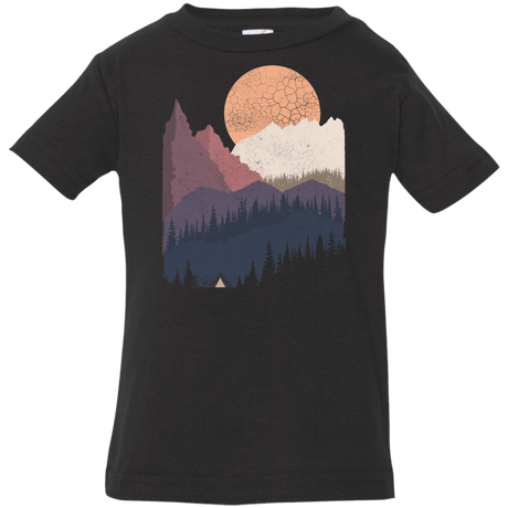 T-Shirts Black / 6 Months Scenic Camping Infant Premium T-Shirt