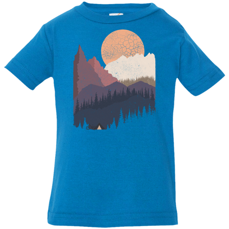 T-Shirts Cobalt / 6 Months Scenic Camping Infant Premium T-Shirt
