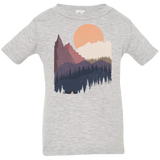 T-Shirts Heather Grey / 6 Months Scenic Camping Infant Premium T-Shirt
