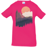 T-Shirts Hot Pink / 6 Months Scenic Camping Infant Premium T-Shirt