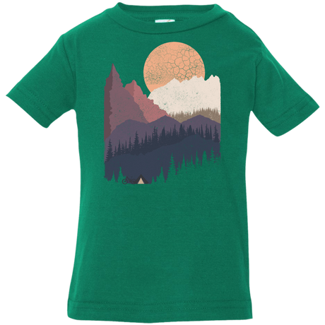 T-Shirts Kelly / 6 Months Scenic Camping Infant Premium T-Shirt
