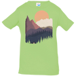 T-Shirts Key Lime / 6 Months Scenic Camping Infant Premium T-Shirt