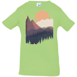 T-Shirts Key Lime / 6 Months Scenic Camping Infant Premium T-Shirt