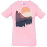 T-Shirts Pink / 6 Months Scenic Camping Infant Premium T-Shirt