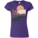 T-Shirts Purple / S Scenic Camping Junior Slimmer-Fit T-Shirt