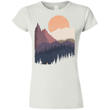 T-Shirts White / S Scenic Camping Junior Slimmer-Fit T-Shirt