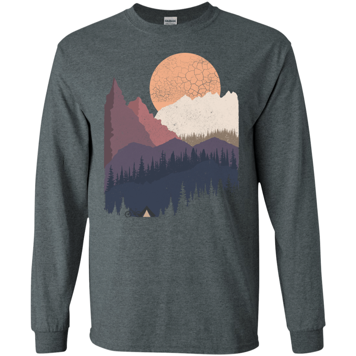 Scenic Camping Men's Long Sleeve T-Shirt