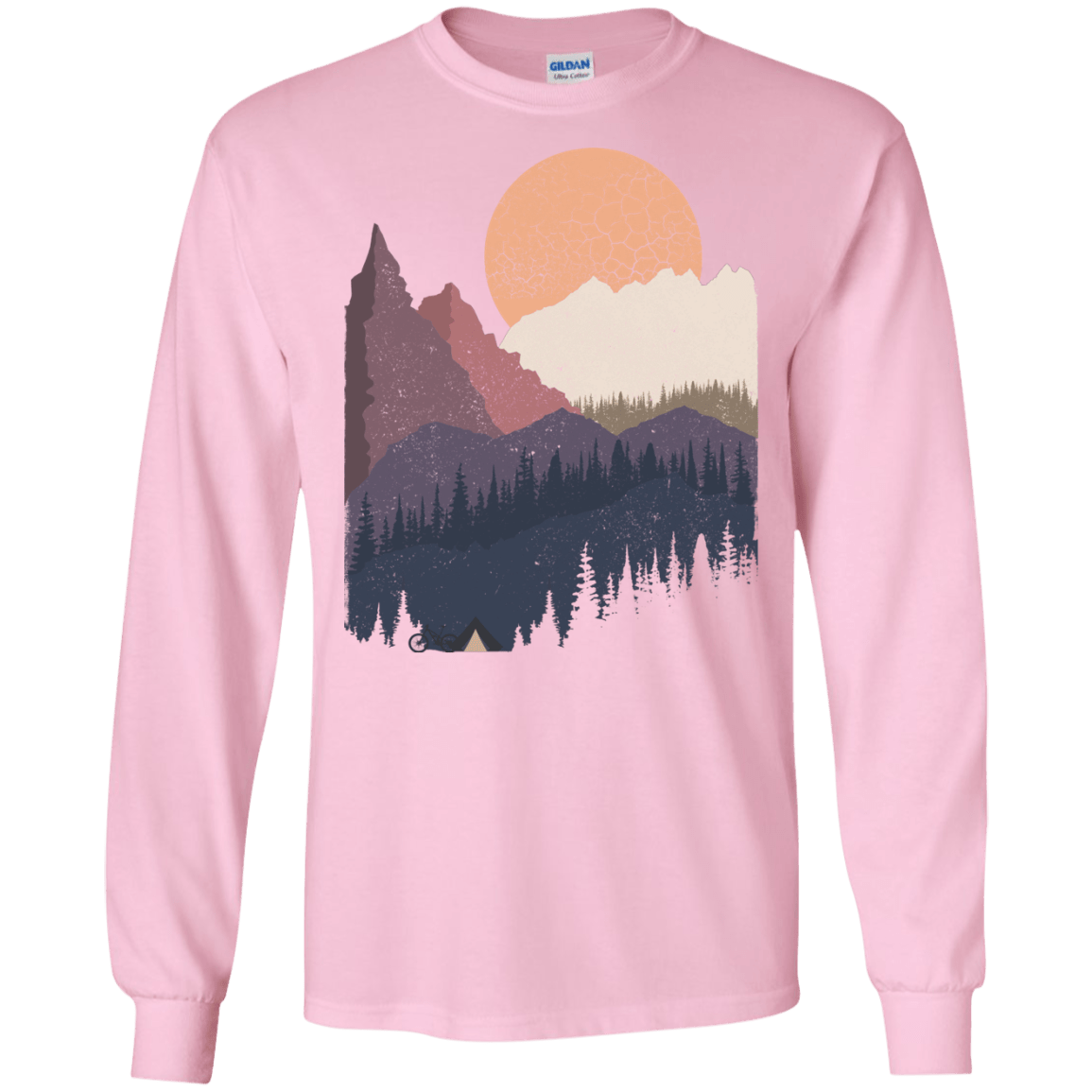 Scenic Camping Men's Long Sleeve T-Shirt