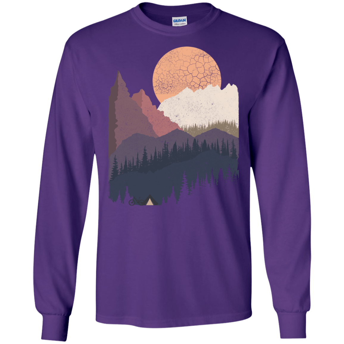 Scenic Camping Men's Long Sleeve T-Shirt