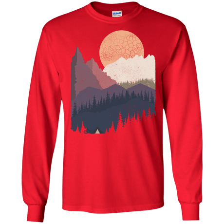 Scenic Camping Men's Long Sleeve T-Shirt