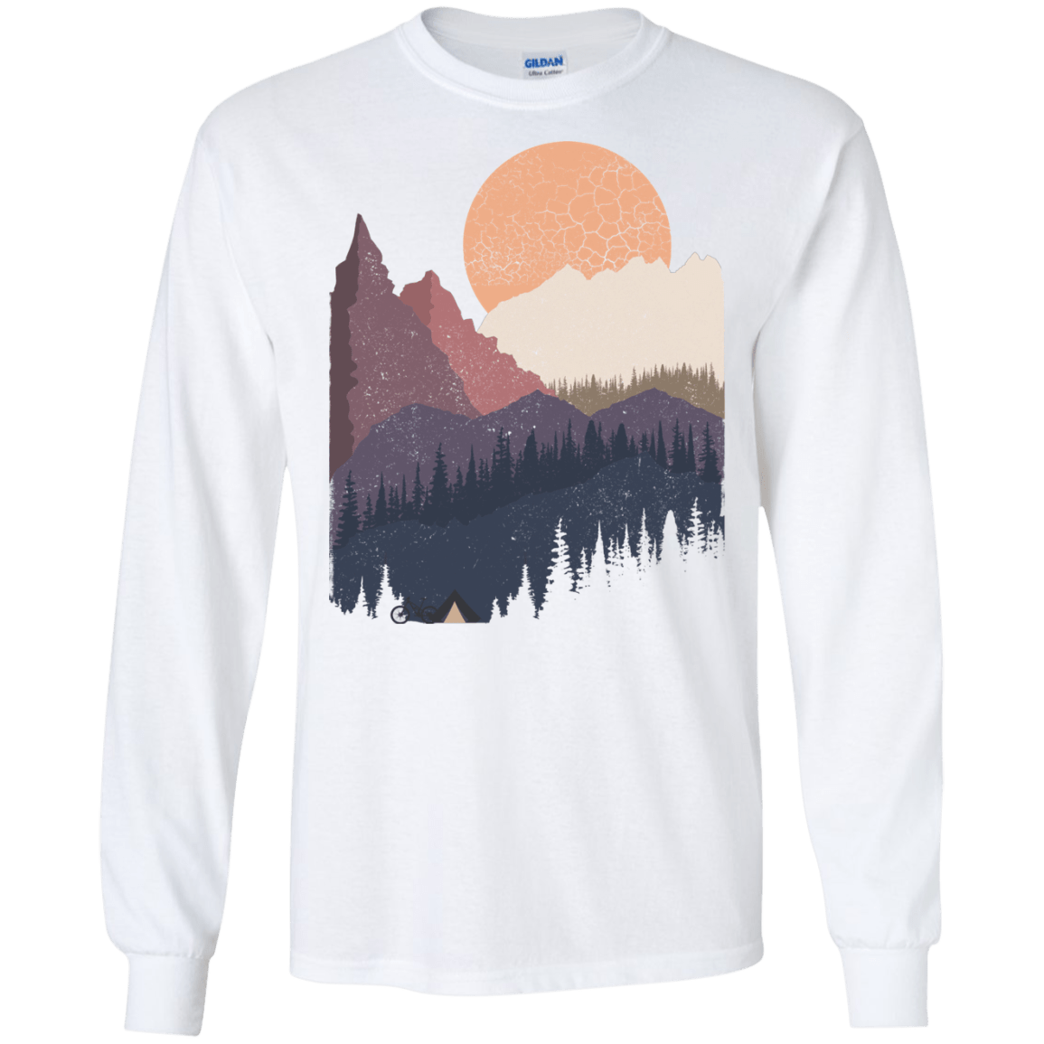 Scenic Camping Men's Long Sleeve T-Shirt