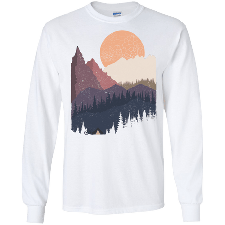 Scenic Camping Men's Long Sleeve T-Shirt