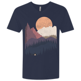 T-Shirts Midnight Navy / X-Small Scenic Camping Men's Premium V-Neck