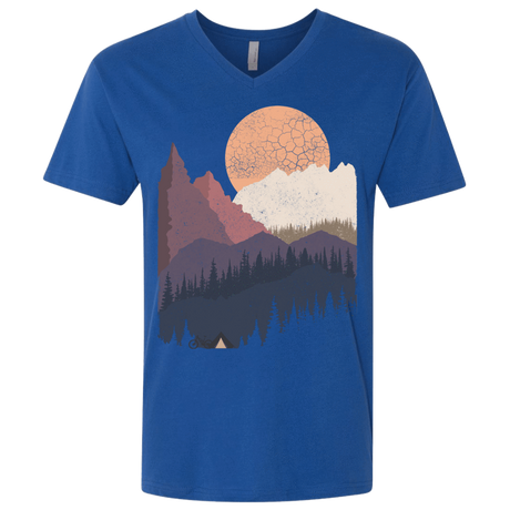 T-Shirts Royal / X-Small Scenic Camping Men's Premium V-Neck