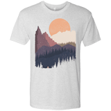 T-Shirts Heather White / S Scenic Camping Men's Triblend T-Shirt