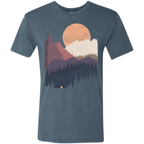 T-Shirts Indigo / S Scenic Camping Men's Triblend T-Shirt