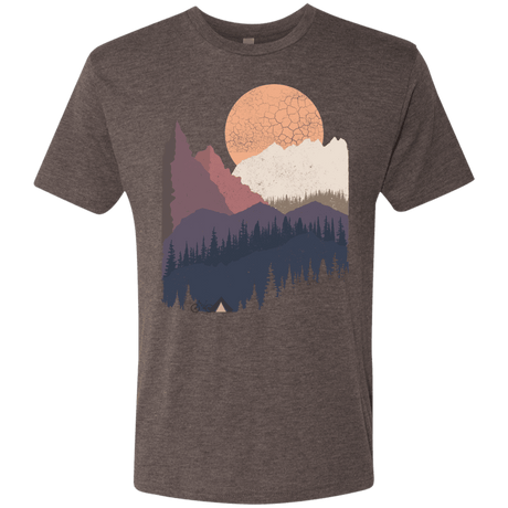 T-Shirts Macchiato / S Scenic Camping Men's Triblend T-Shirt