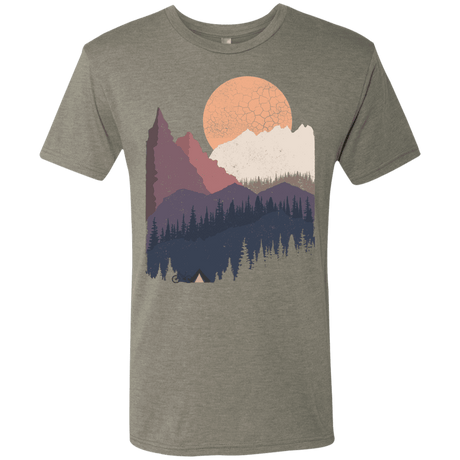 T-Shirts Venetian Grey / S Scenic Camping Men's Triblend T-Shirt