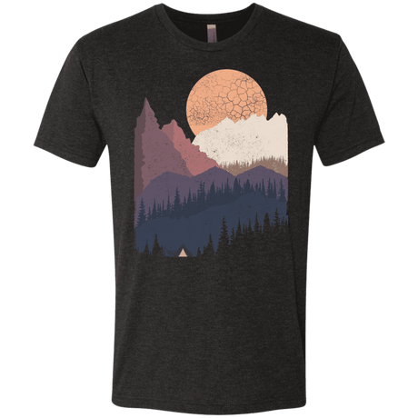 T-Shirts Vintage Black / S Scenic Camping Men's Triblend T-Shirt
