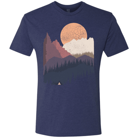 T-Shirts Vintage Navy / S Scenic Camping Men's Triblend T-Shirt