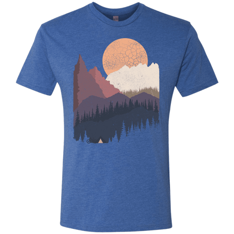 T-Shirts Vintage Royal / S Scenic Camping Men's Triblend T-Shirt