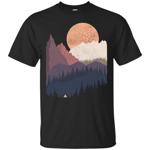 T-Shirts Black / S Scenic Camping T-Shirt