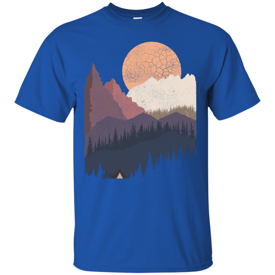 T-Shirts Royal / S Scenic Camping T-Shirt