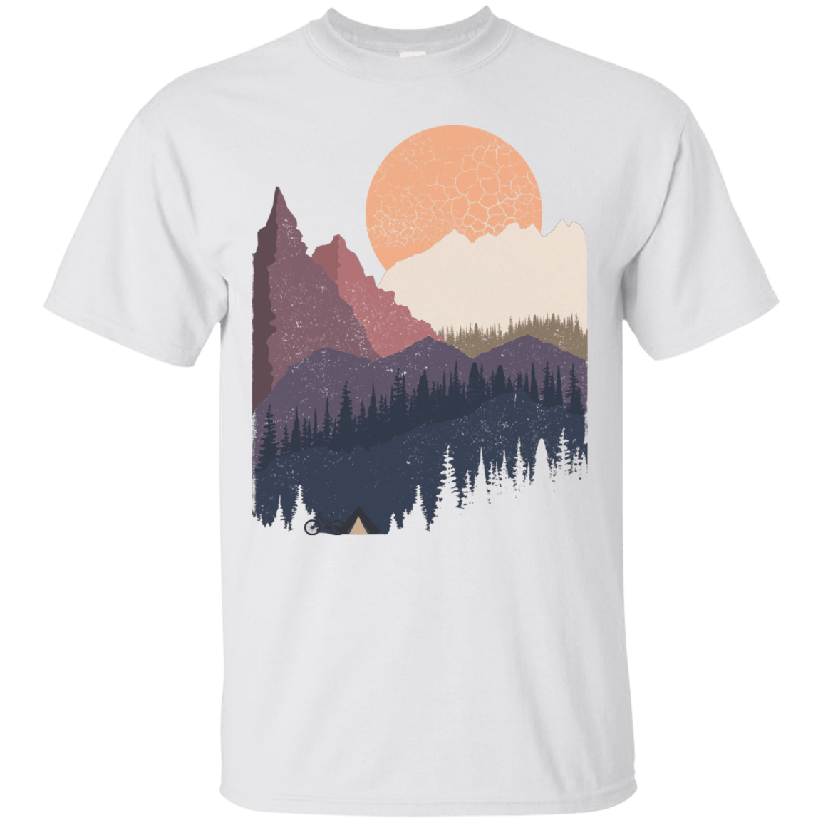 T-Shirts White / S Scenic Camping T-Shirt