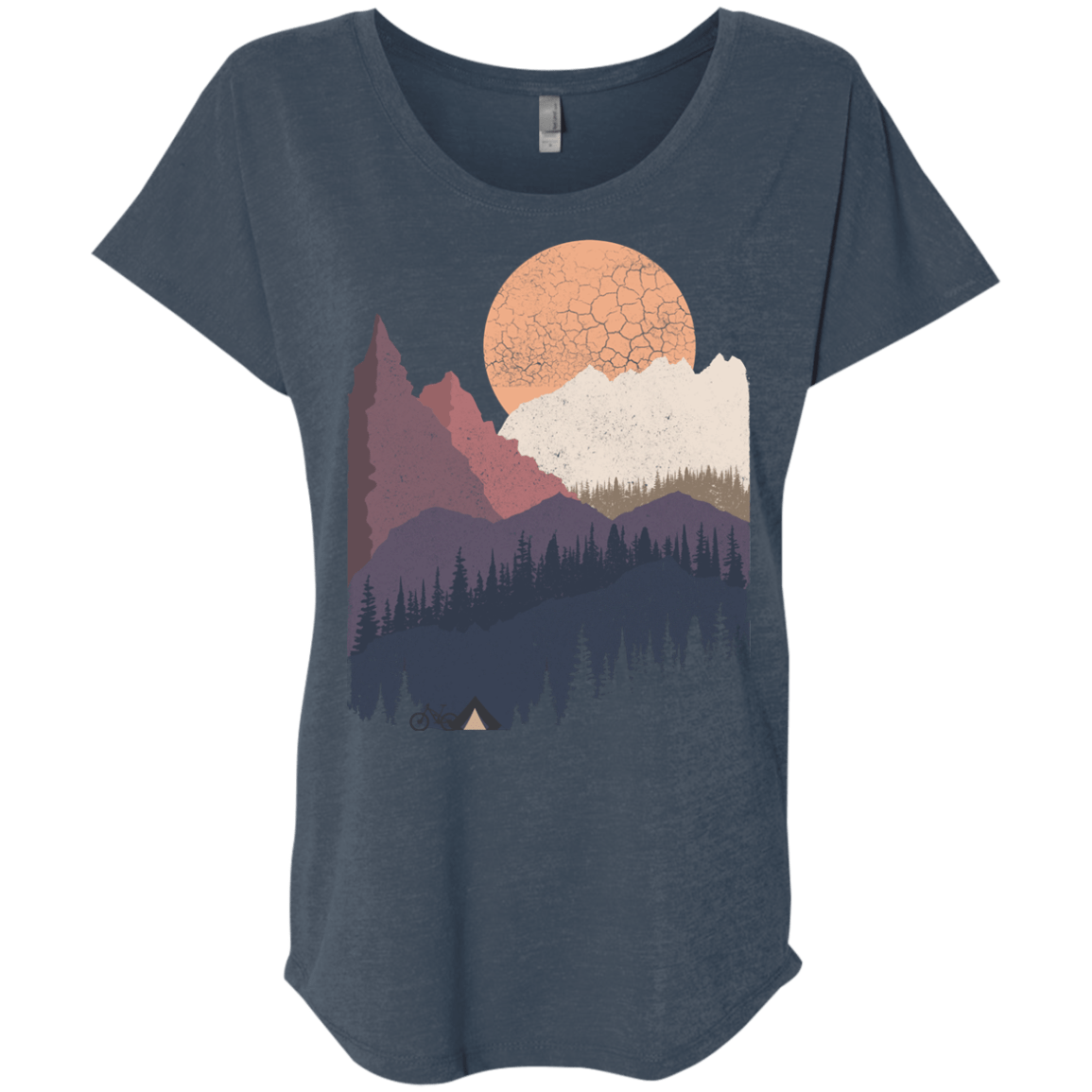 Scenic Camping Triblend Dolman Sleeve