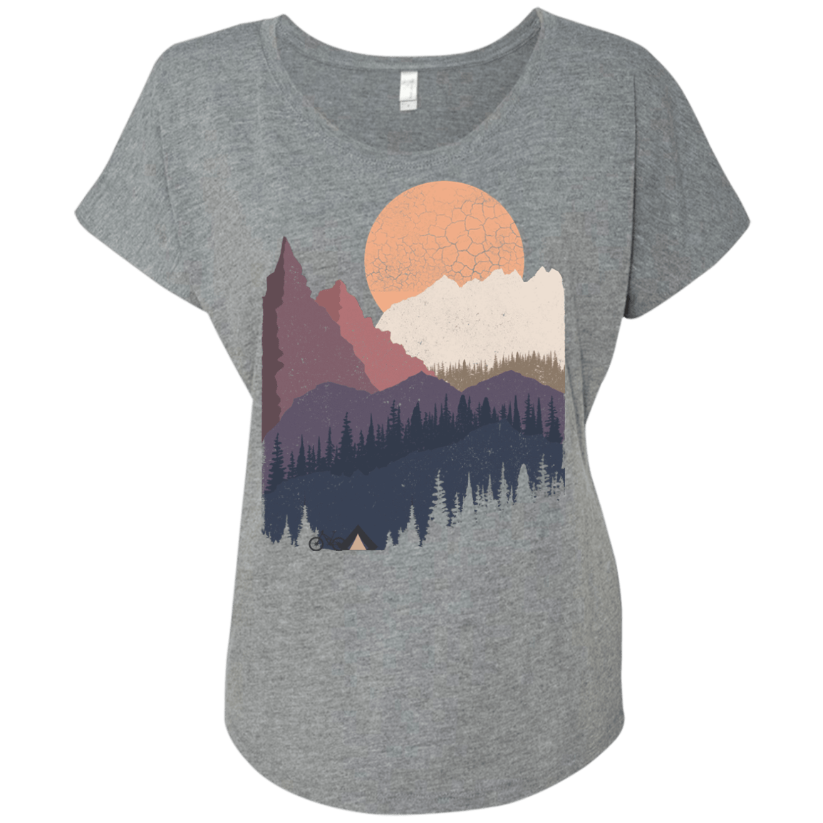 Scenic Camping Triblend Dolman Sleeve