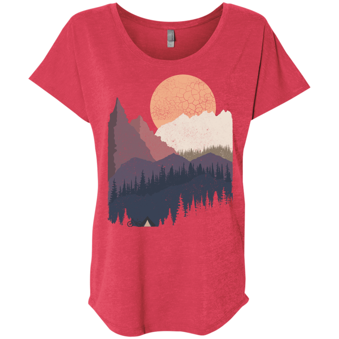 Scenic Camping Triblend Dolman Sleeve