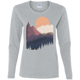 T-Shirts Sport Grey / S Scenic Camping Women's Long Sleeve T-Shirt