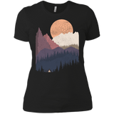 T-Shirts Black / X-Small Scenic Camping Women's Premium T-Shirt