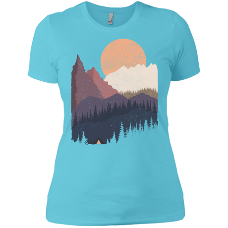 T-Shirts Cancun / X-Small Scenic Camping Women's Premium T-Shirt