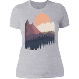 T-Shirts Heather Grey / X-Small Scenic Camping Women's Premium T-Shirt