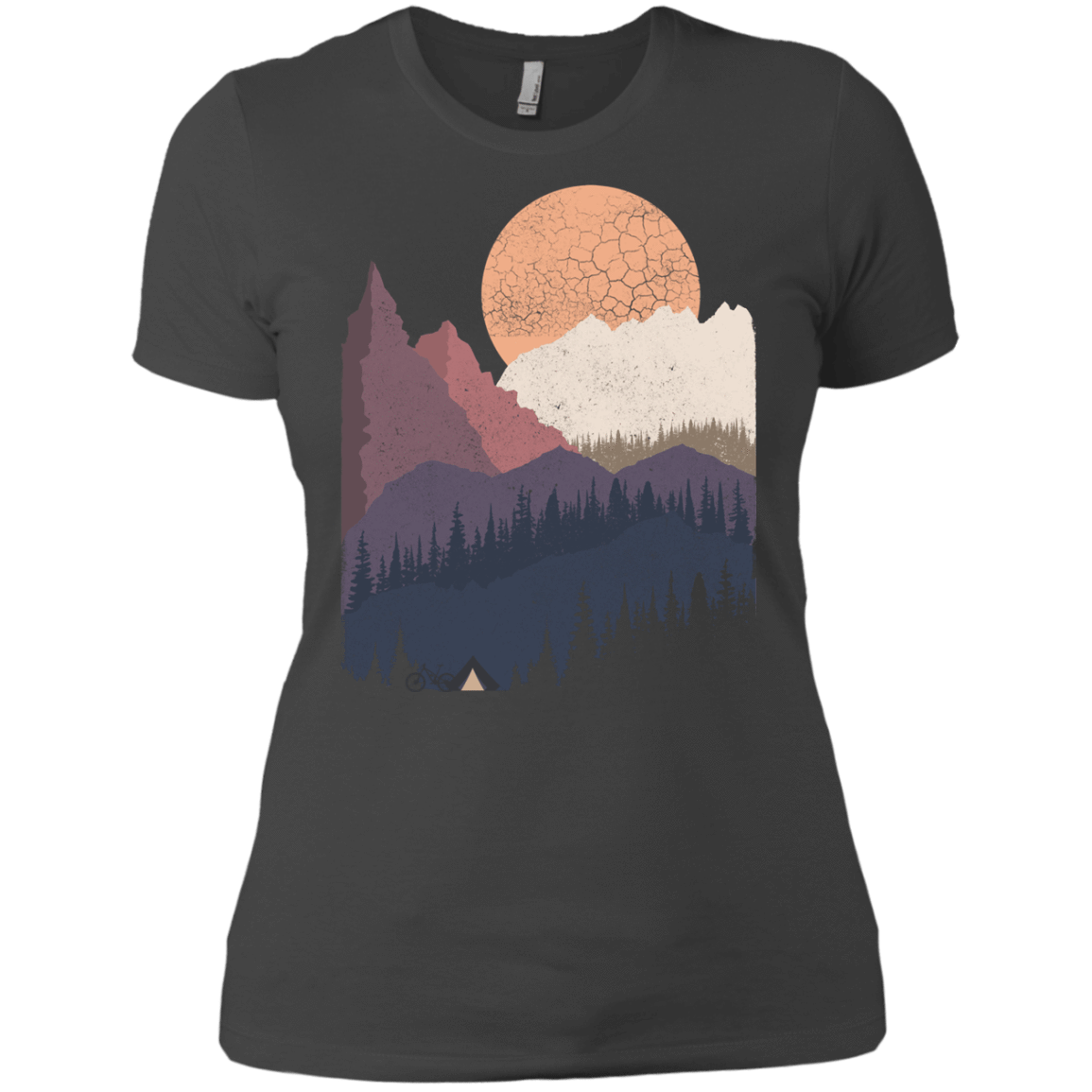 T-Shirts Heavy Metal / X-Small Scenic Camping Women's Premium T-Shirt