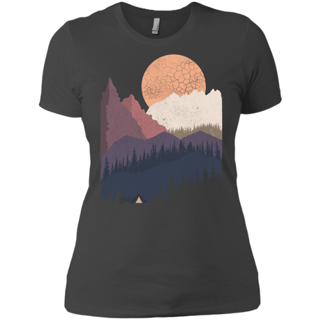 T-Shirts Heavy Metal / X-Small Scenic Camping Women's Premium T-Shirt